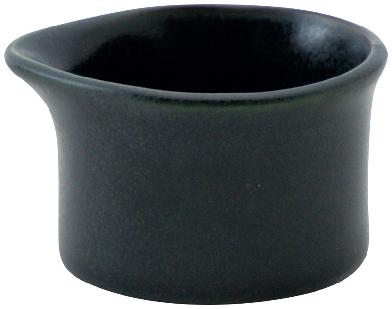 ミルクピッチャー 陶器 クリーマー ミルクポット コーヒーミルク入れ 45ml おしゃれ 四季彩陶器 美濃焼 業務用 パシオン オニキス ブルー 13187167