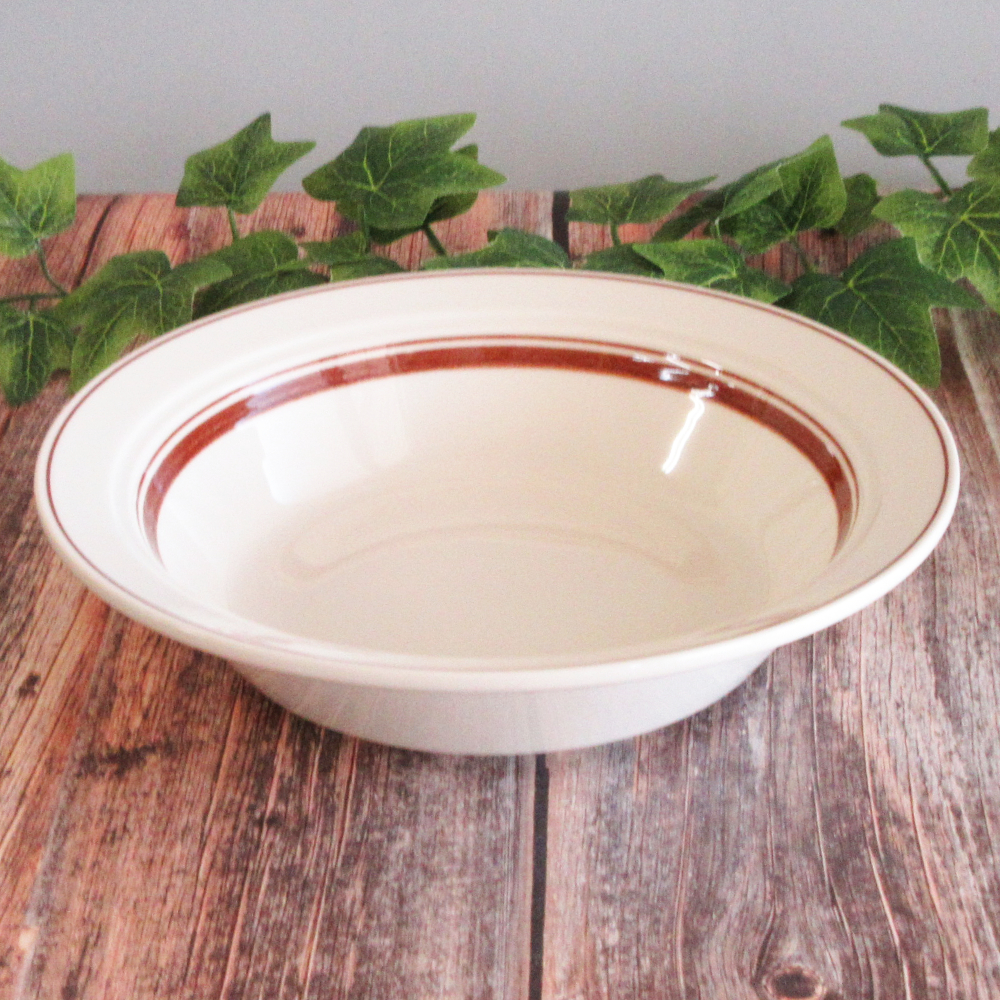 光洋陶器 カントリーサイド ボウル 食器 おしゃれ かわいい スープボウル 19cm スープ皿 おしゃれ 四季彩陶器 美濃焼 業務用 ダークブラウン 13426023