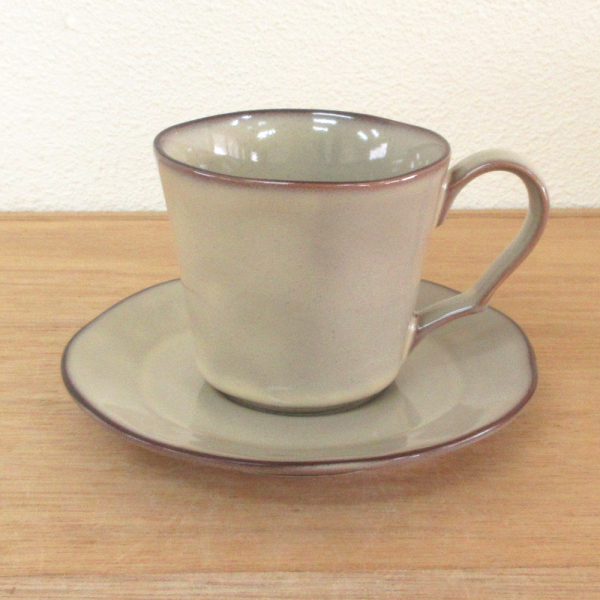 コーヒーカップ ソーサー ラフェルムシナモンベージュ