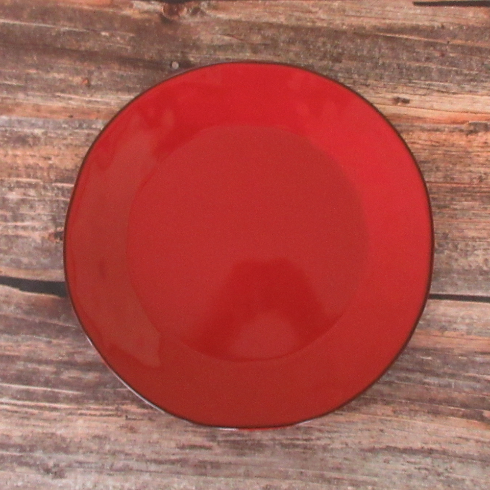 パスタ皿 21cm 陶器 おすすめ 使いやすい お皿 大きさ 赤 四季彩陶器 美濃焼 業務用 ラフェルム ヴィンテージレッド 13544005