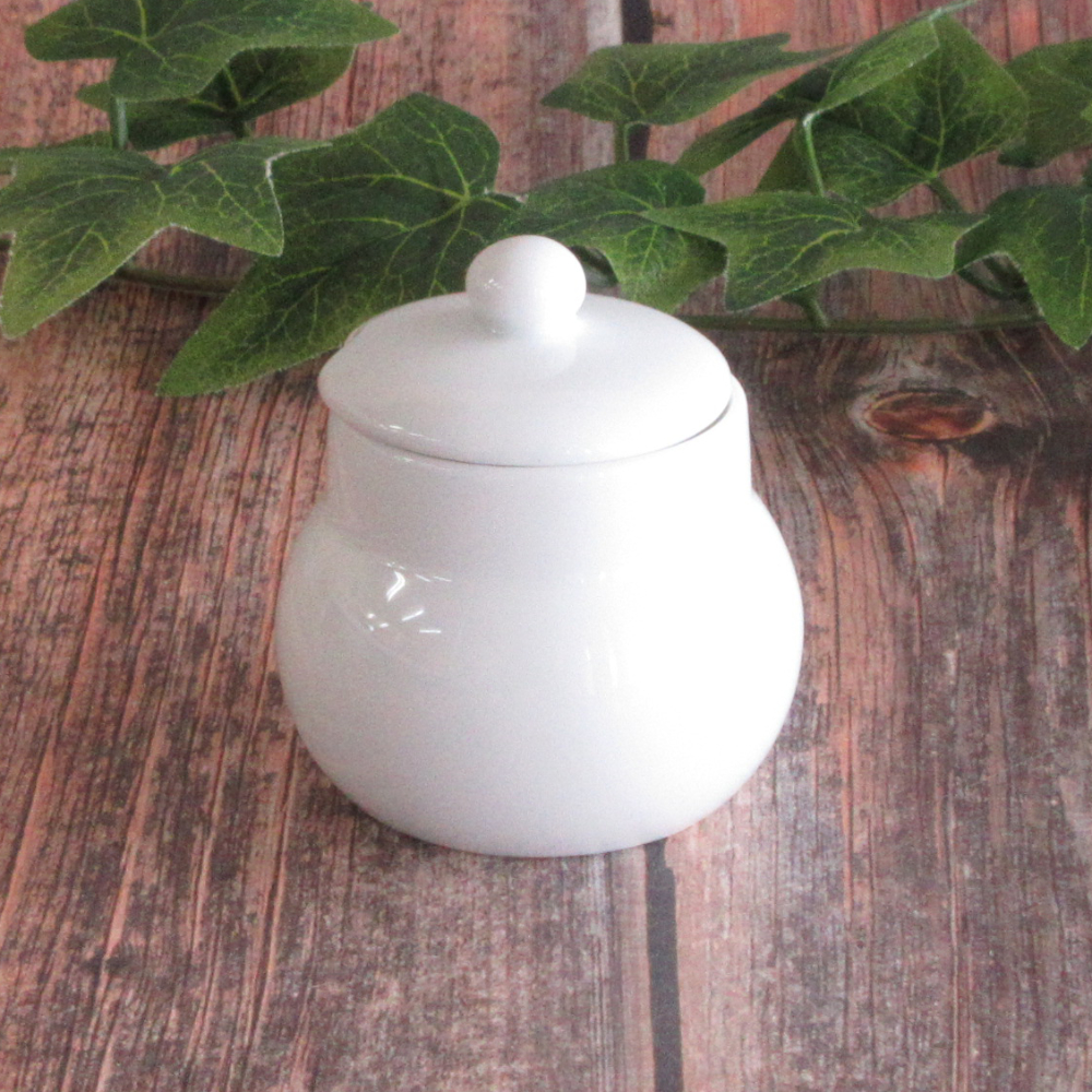 からし入れ 調味料入れ マスタード 食器 おしゃれ 陶器 白い食器 四季彩陶器 美濃焼 業務用 タイド からし入れ 14200083