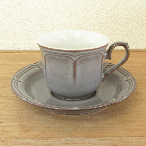 コーヒーカップソーサー ラフィネ ストームグレー