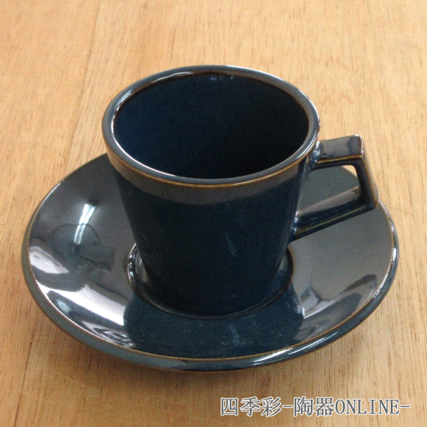 コーヒーカップソーサー おしゃれ カップアンドソーサー 180ml 陶器 四季彩陶器 美濃焼 業務用 食洗器対応 来客用 スパダ 11686052-11686055