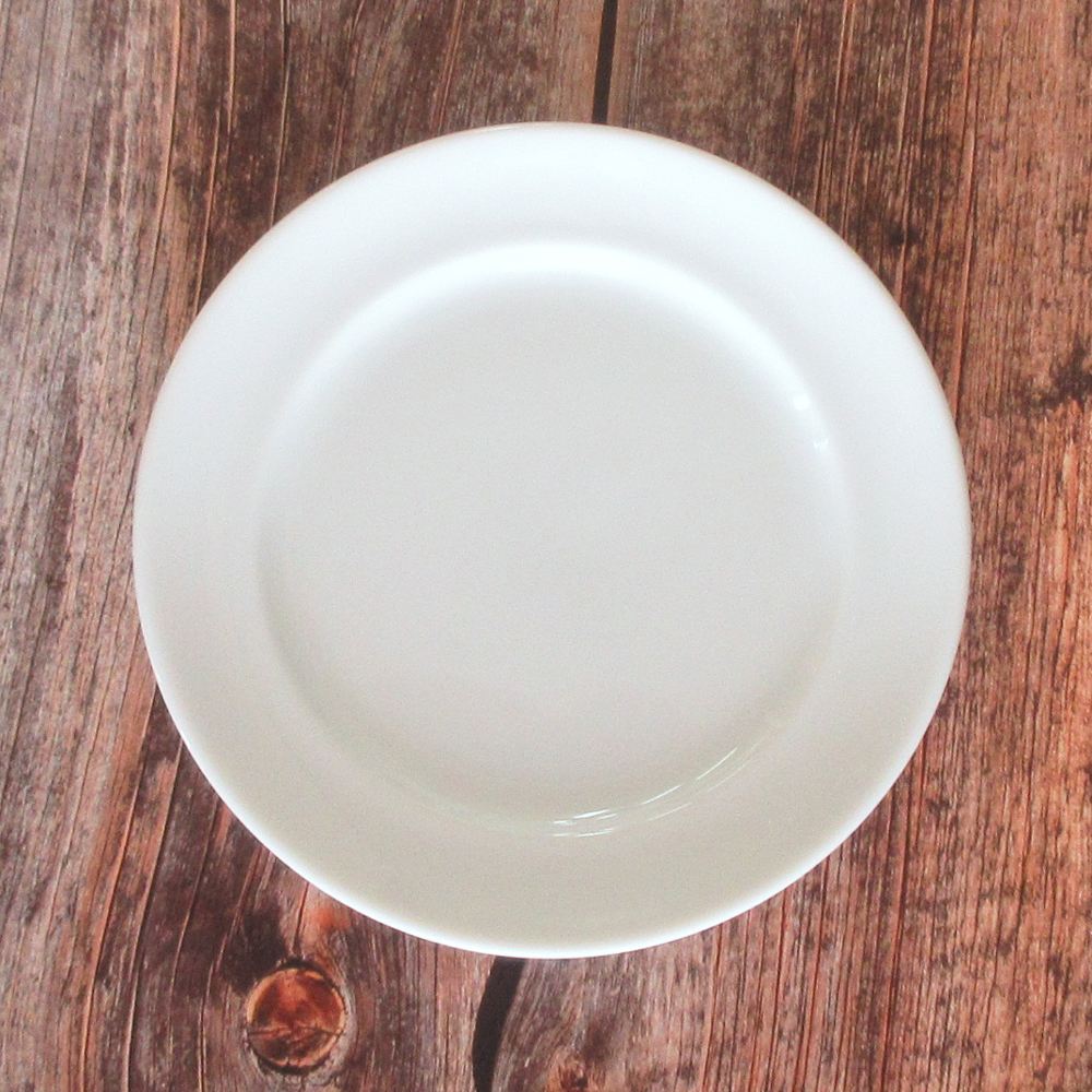プレート 皿 23cm おしゃれ パスタ皿 カレー皿 ディナープレート 白い食器 白磁 四季彩陶器 美濃焼 業務用 マーレ 17000004