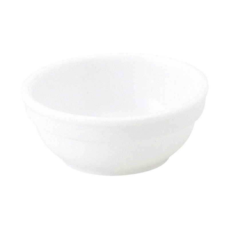 小鉢 おしゃれ 陶器 9cm 145ml ボウル 食器 スタッキング カフェ食器 白い食器 四季彩陶器 美濃焼 業務用 フォンテ 17100076