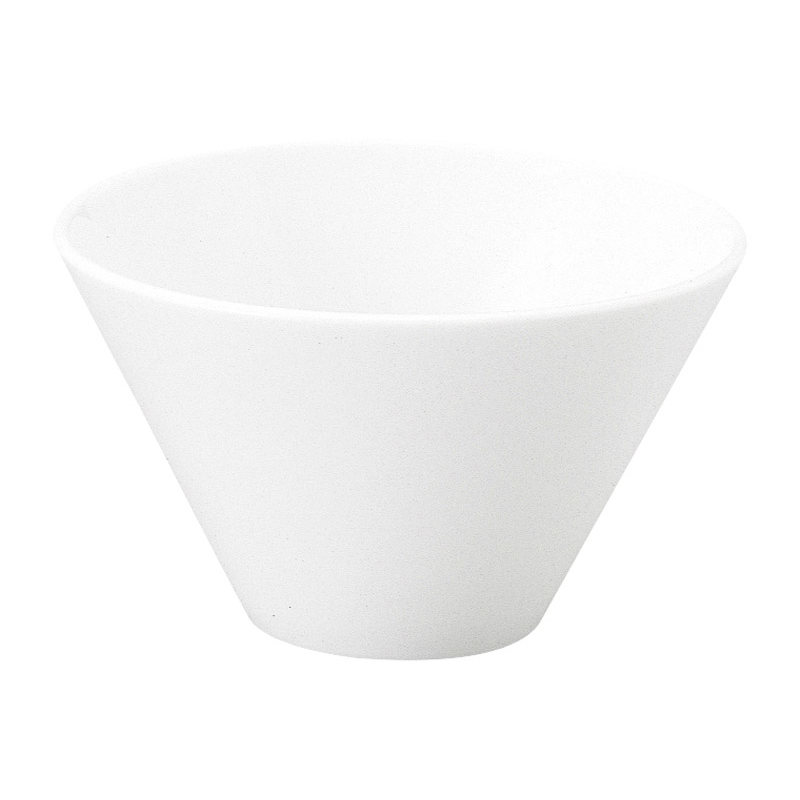 ボウル 食器 おしゃれ シンプル 12cm 415ml シリアルボウル サラダ フルーツ デザート ヨーグルト 白い食器 陶器 四季彩陶器 美濃焼 業務用 フォンテ(リーバイ) トールボウル 17200043