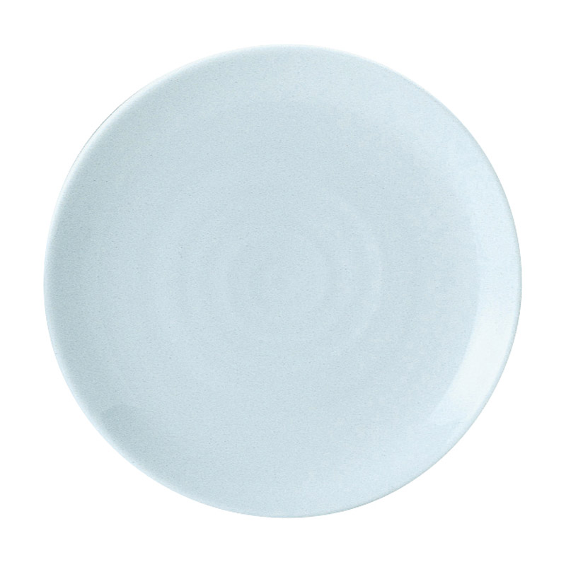 取り皿 おしゃれ 小皿 丸皿 シンプル 14cm 青白 四季彩陶器 美濃焼 業務用 すぁーる 17380008