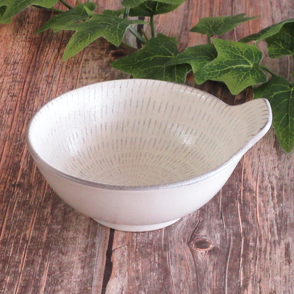 取り鉢 とんすい 鍋 14cm 290ml 和食器 おしゃれ 小鉢 陶器 四季彩陶器 美濃焼 業務用 千早 白 呑水 18101085