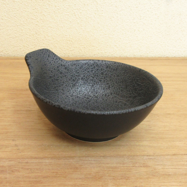 鍋 取り皿 とんすい 鍋用 取り鉢 290ml 陶器 黒 四季彩陶器 美濃焼 業務用 墨縅 呑水 18139085