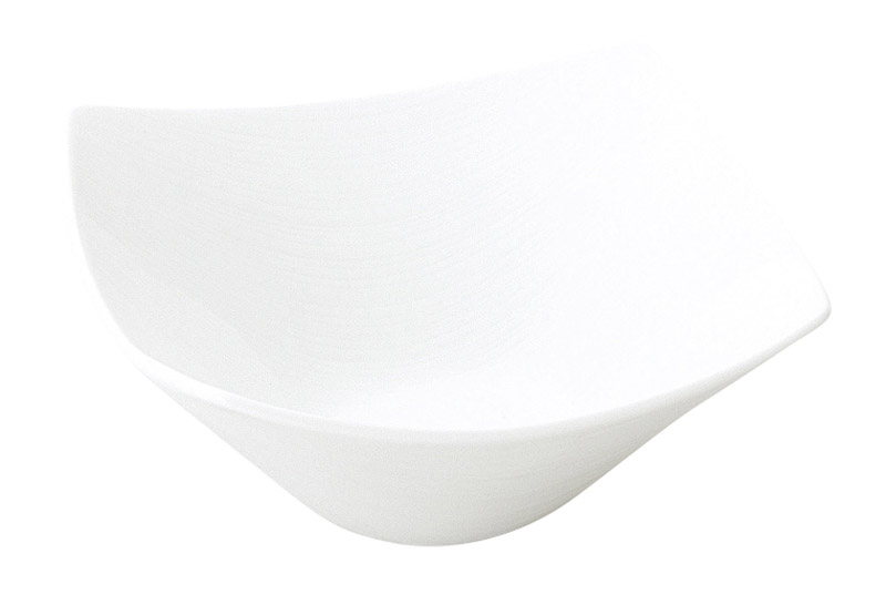 ボウル 食器 おしゃれ 13cm 白 四角 四季彩陶器 美濃焼 業務用 イマージュ ソフトスクエアー 18300058