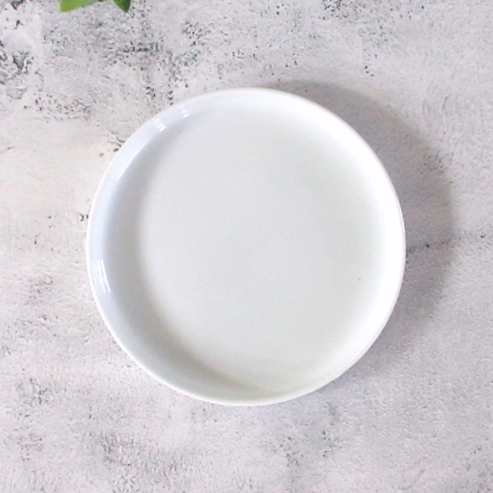 取り皿 おしゃれ シンプル 15cm スタッキング 食器 白 四季彩陶器 美濃焼 業務用 ルフレ ピュアホワイト 25100172