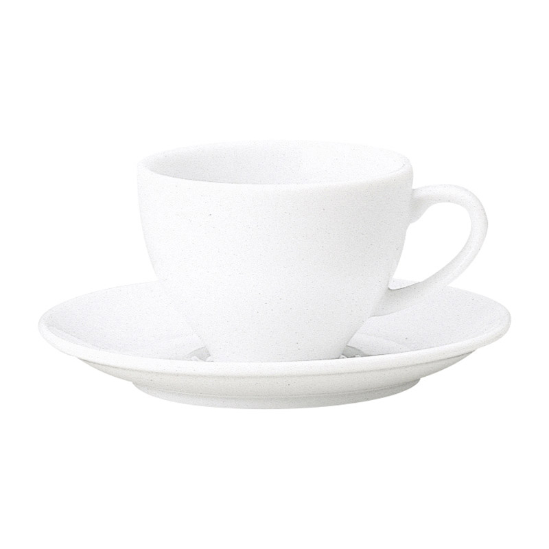 コーヒーカップ ソーサー 陶器 おしゃれ カップアンドソーサー 190ml 白磁 日本製 四季彩陶器 美濃焼 業務用 食洗器対応 来客用 パーゴラ 14800052 17000055
