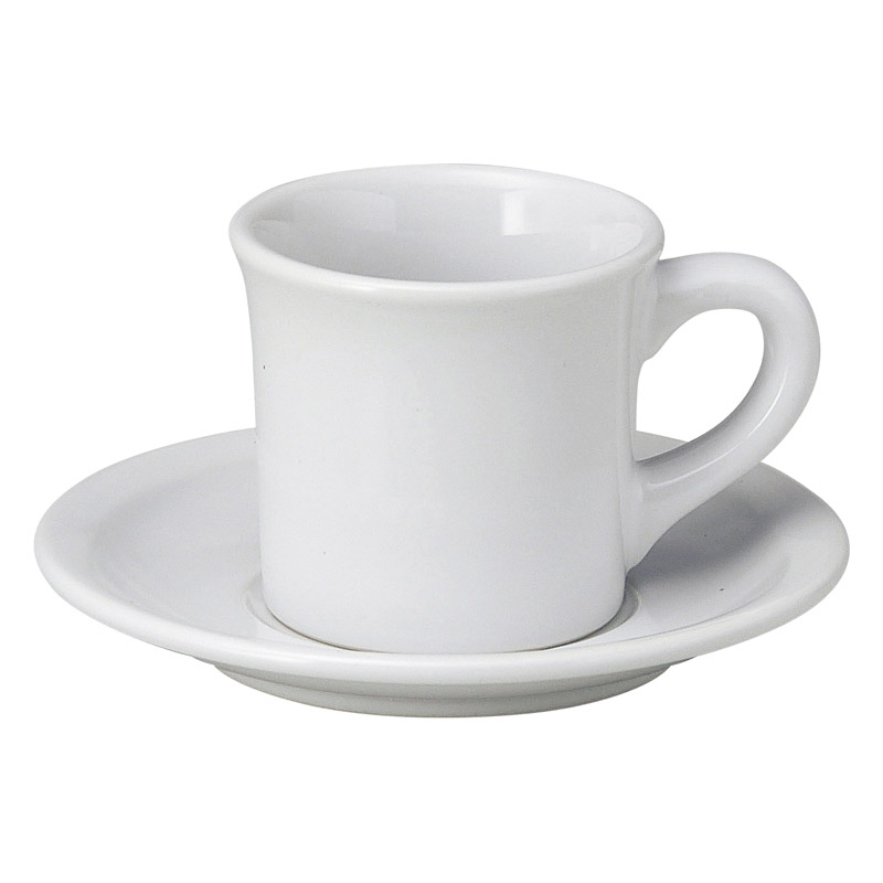 陶器 コーヒーカップ ソーサー 白 おしゃれ カップアンドソーサー 180ml 日本製 四季彩陶器 美濃焼 業務用 食洗器対応 来客用 ギャラクシーモア ミルク 16111052 16111055