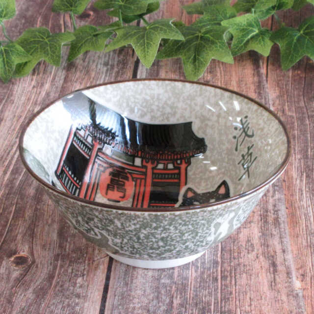 丼 14cm 柴犬 斜め上