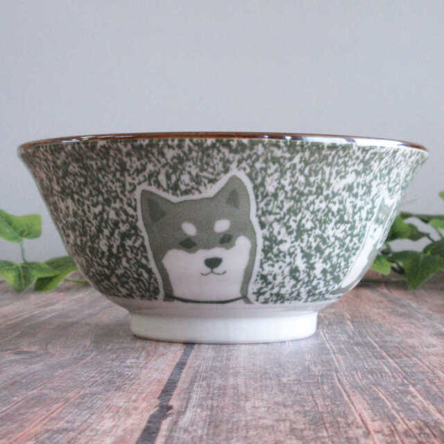 丼 14cm 柴犬 浅草 横3