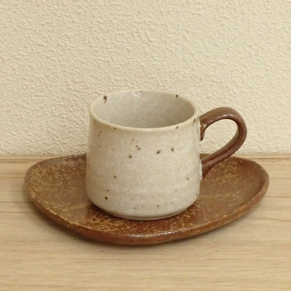 コーヒーカップソーサー ナチュラル 陶器 和食器 業務用食器 商品番号：3d65557-556