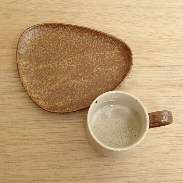 コーヒーカップソーサー ナチュラル 陶器 和食器 業務用食器 商品番号：3d65557-556