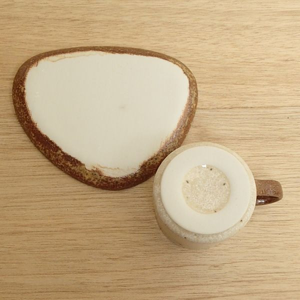 コーヒーカップソーサー ナチュラル 陶器 和食器 業務用食器 商品番号：3d65557-556