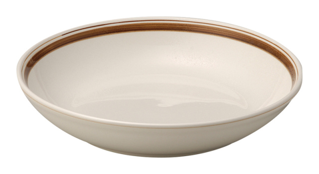 光洋陶器 カントリーサイド パスタ皿 カレー皿 深皿 24cm ボウル 食器 おしゃれ パスタボウル 四季彩陶器 美濃焼 業務用 ダークブラウン 10726011