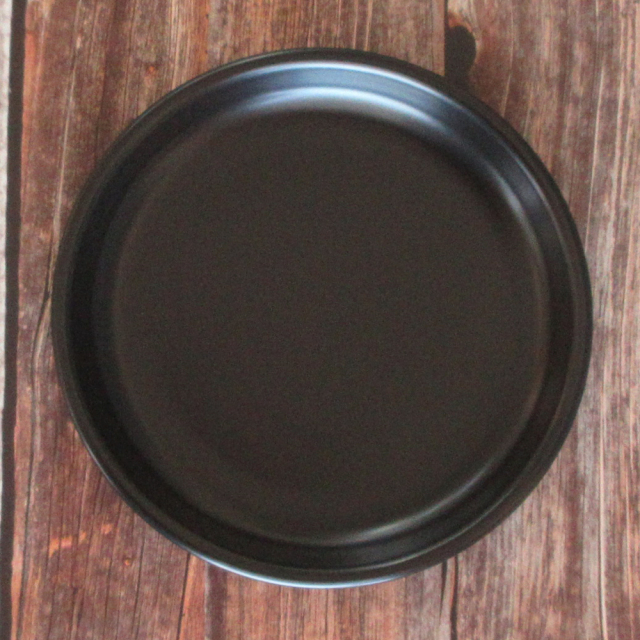取り皿 おしゃれ 陶器 19cm ケーキプレート 食器 黒い食器 四季彩陶器 美濃焼 業務用 ギャラクシー ロッテンロー 11130006