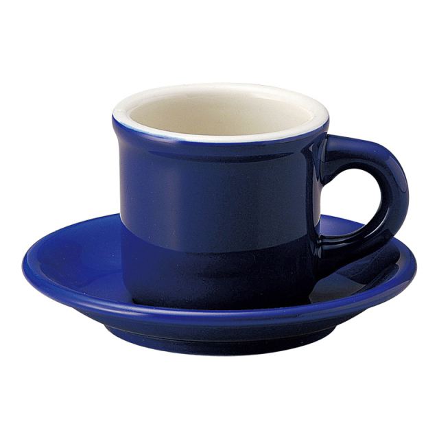 コーヒーカップソーサー おしゃれ カップアンドソーサー 陶器 カフェ風 四季彩陶器 洋食器 業務用食器 カントリーサイド サファイア 11186052-11186056