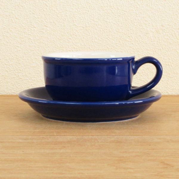 ティーカップソーサー おしゃれ サファイア 四季彩陶器 美濃焼 業務用