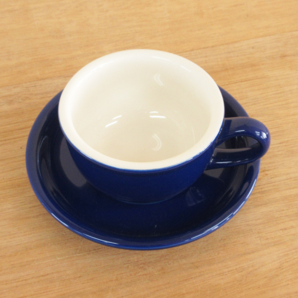 ティーカップソーサー おしゃれ サファイア 四季彩陶器 美濃焼 業務用