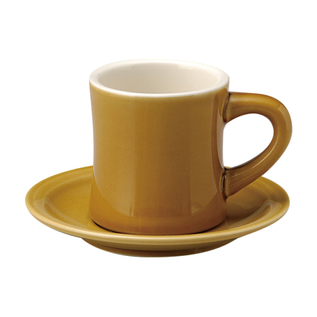 コーヒーカップソーサー おしゃれ 大きめ アメリカン カップアンドソーサー ダイナー 四季彩陶器 洋食器 業務用食器 カントリーサイド アンバー 11360052-16160055