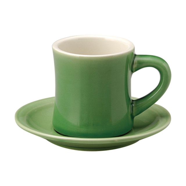 コーヒーカップソーサー おしゃれ 大きめ アメリカン カップアンドソーサー ダイナー 四季彩陶器 洋食器 業務用食器 カントリーサイド ジェイド 11370052-16170055