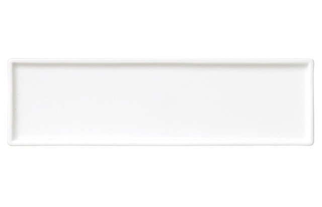 角皿 おしゃれ 大皿 26cm 長角皿 前菜皿 盛皿 洋食器 白い食器 四季彩陶器 美濃焼 業務用 フェーブル 26cm細長角皿 11700094