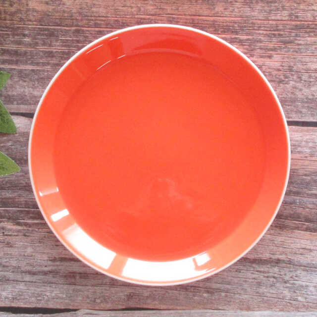 ケーキ皿 おしゃれ 陶器 19cm デザートプレート インスタ映え 四季彩陶器 美濃焼 業務用 パシオン オランジュ 12351006