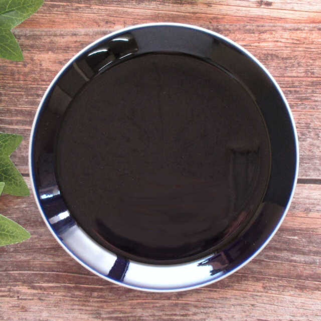 パスタ皿 カレー皿 おしゃれ 21cm 陶器 ケーキ皿 デザートプレート インスタ映え 四季彩陶器 美濃焼 業務用 パシオン アスール 12382005