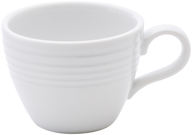コーヒーカップソーサー 白 おしゃれ カップアンドソーサー 180ml 陶器 四季彩陶器 美濃焼 業務用 食洗器対応 来客用 オービット 12600052-12600055/カップ (660円)