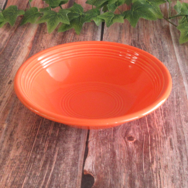 スープ皿 20cm おしゃれ 陶器 スープボウル サラダボウル カレー皿 パスタ皿 カフェ食器 四季彩陶器 美濃焼 業務用 オービット オレンジ 12650016