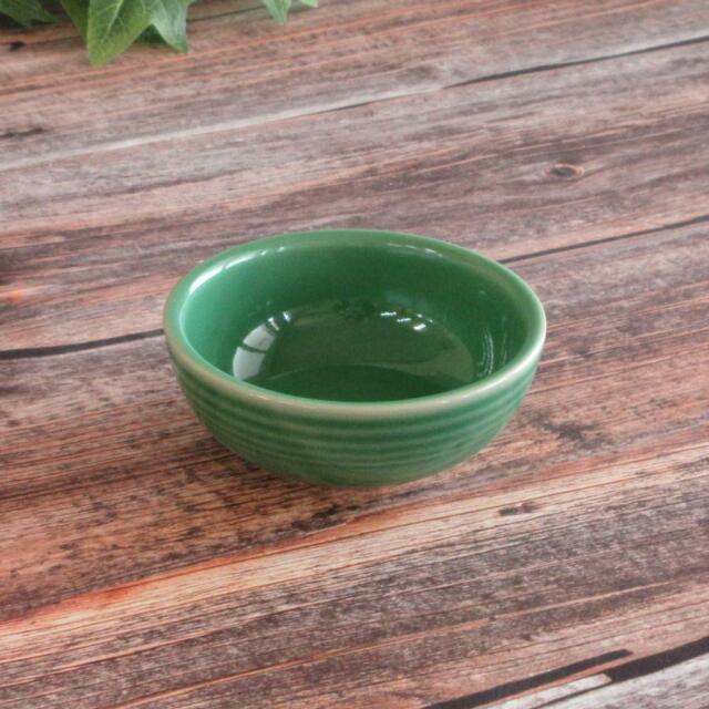 小鉢 10cm おしゃれ 陶器 ボウル カフェ食器 四季彩陶器 美濃焼 業務用 オービット メドウグリーン 12670027
