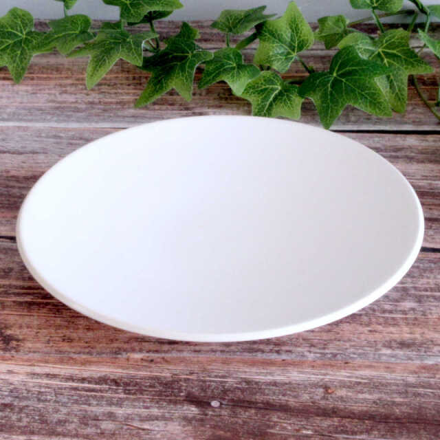 パスタ皿 カレー皿 23cm 陶器 洋食器 四季彩陶器 美濃焼 業務用 カルマ スノーホワイト 12910004