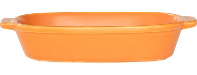 グラタン皿 20cm テラコッタオレンジ オブロングラタン 四季彩陶器