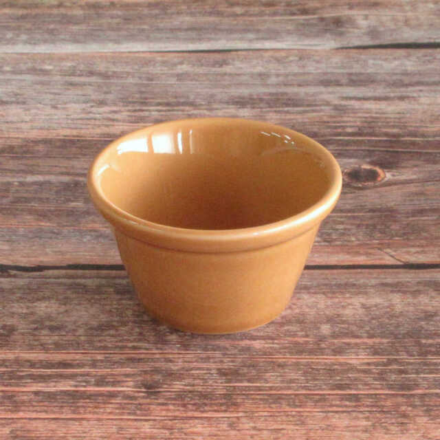 ソースカップ 陶器 60ml ディップソースカップ ドレッシングカップ 6cm 四季彩陶器 美濃焼 業務用 電子レンジ 食洗器対応 オービット メローアンバー 13460099