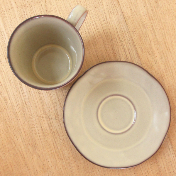 コーヒーカップ ソーサー ラフェルムシナモンベージュ