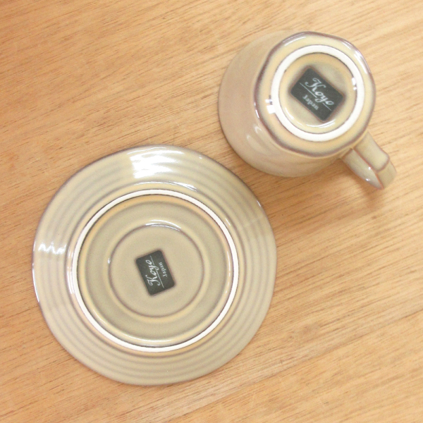 コーヒーカップ ソーサー ラフェルムシナモンベージュ