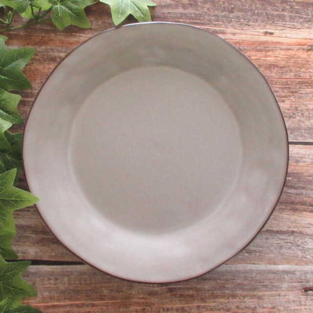 取り皿 おしゃれ シンプル グレー 15cm 四季彩陶器 美濃焼 業務用 ラフェルム ストームグレー 13573008