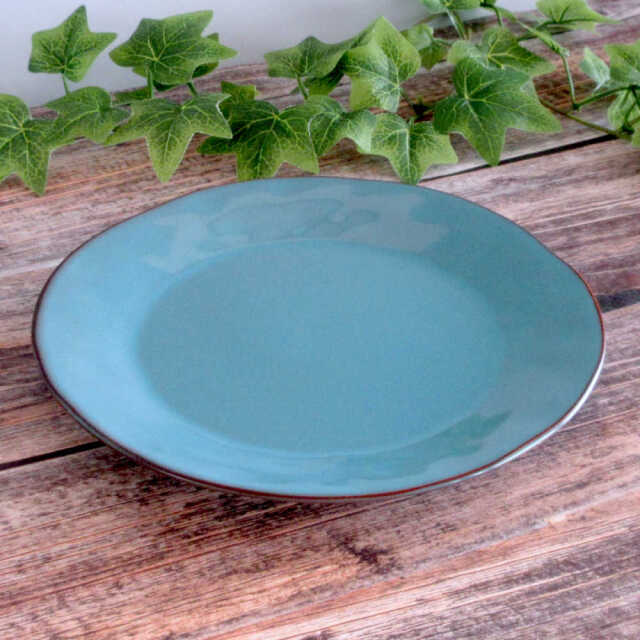 パスタ皿 23cm 水色