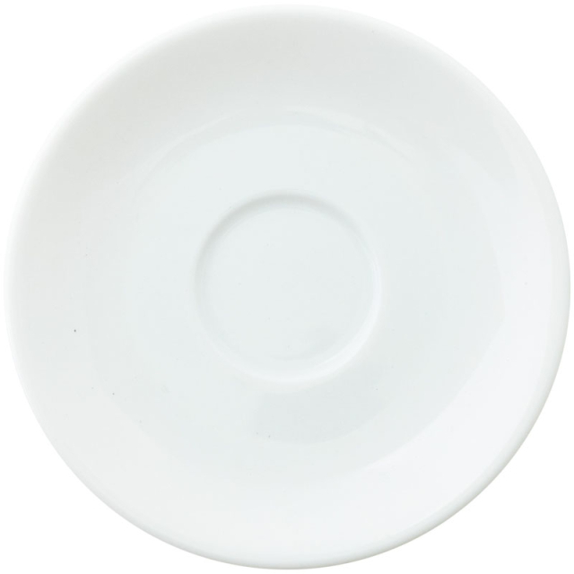 エスプレッソカップソーサー おしゃれ 陶器 小さめ カップアンドソーサー デミタスカップ ソーサー 白い食器 洋食器 四季彩陶器 美濃焼 業務用 プラージュ 13700058-17000059/ソーサー (500円)