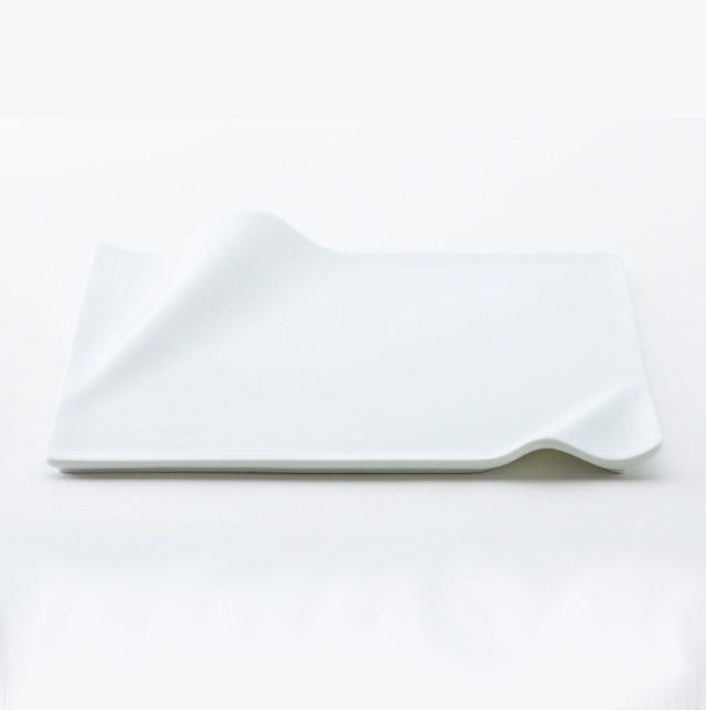 四角 お皿 おしゃれ 23cm 角皿 正方形 白 四季彩陶器 美濃焼 業務用