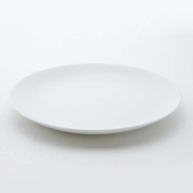 大皿 27cm パスタ皿 カレー皿 ディナープレート おしゃれ 白 四季彩