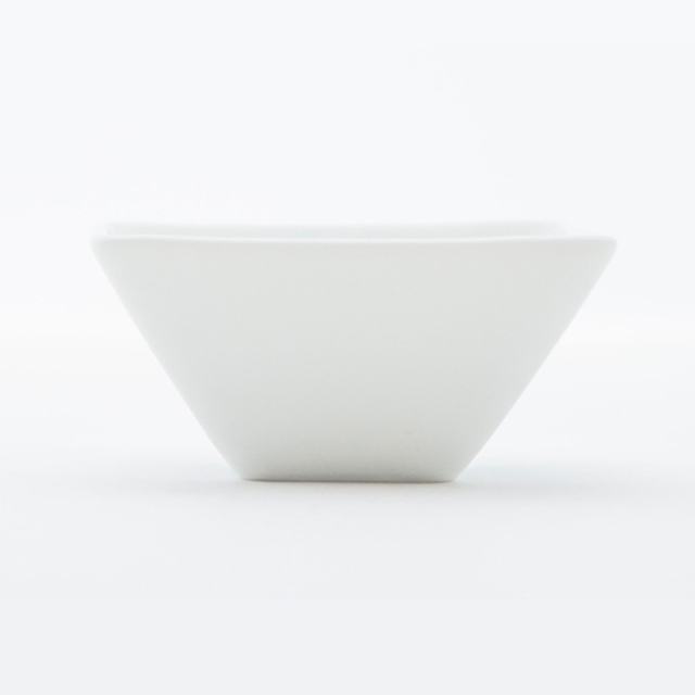 小鉢 10cm おしゃれ 陶器 小鉢 ボウル スクエア 四角 カフェ食器 白い