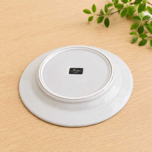光洋陶器 ラフィネ ケーキ皿 おしゃれ 陶器 19cm デザートプレート