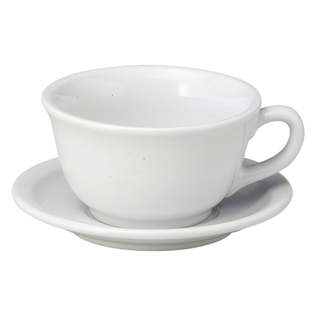 スープカップ ソーサー おしゃれ マグ 350ml 片手スープカップ カップアンドソーサー カフェ風 白い食器 洋食器 四季彩陶器 美濃焼 業務用 ギャラクシー モアミルク 16111054-16111055