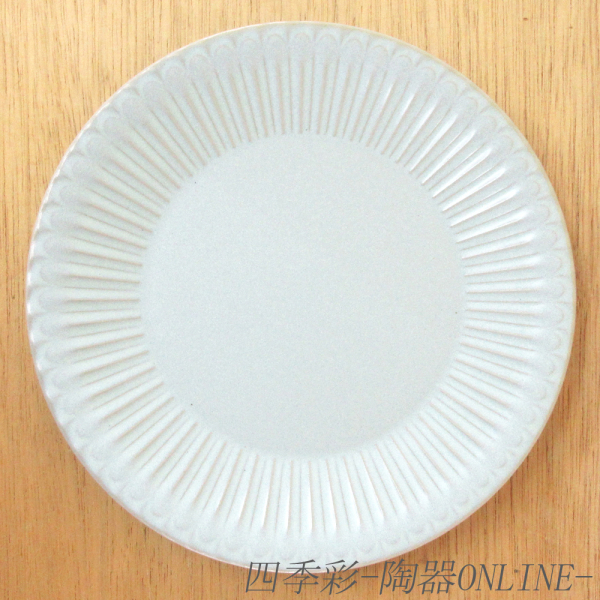 ケーキ皿 おしゃれ 18cm デザートプレート 陶器 インスタ映え 四季彩陶器 美濃焼 業務用 ストーリア シャビーブルー 16780007