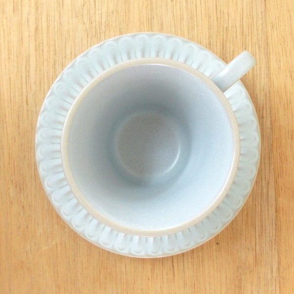 コーヒーカップ ソーサー ブルーグレー ストーリア
